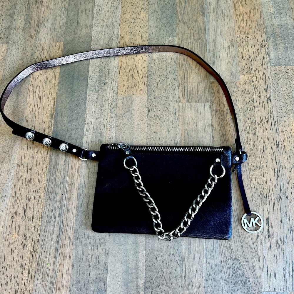 Michael Kors leather belt bag.